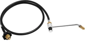 LS'BABQ 5 Ft Propane Adapter Hose 1 lb to 20 lb Converter and Gas Regulator fit for Coleman Propane Gas Stoves 5430 Grills, Gas Stove Regulator Part Connector Fitting Replacement Kit