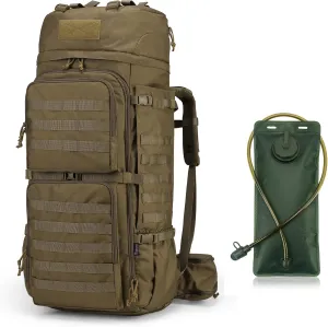 Mardingtop 75L Internal Frame Backpack   2.5L Leak Proof Water Bladder