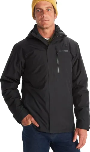MARMOT Men's Ramble 3-in-1 Component Jacket - Recycled Waterproof Shell with Hood and Removable Insulated Thermal R Liner