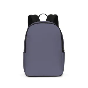 Medium Dark Blue Waterproof Backpack | Medium Dark Pale Pastel Blue | C30M30Y0K60