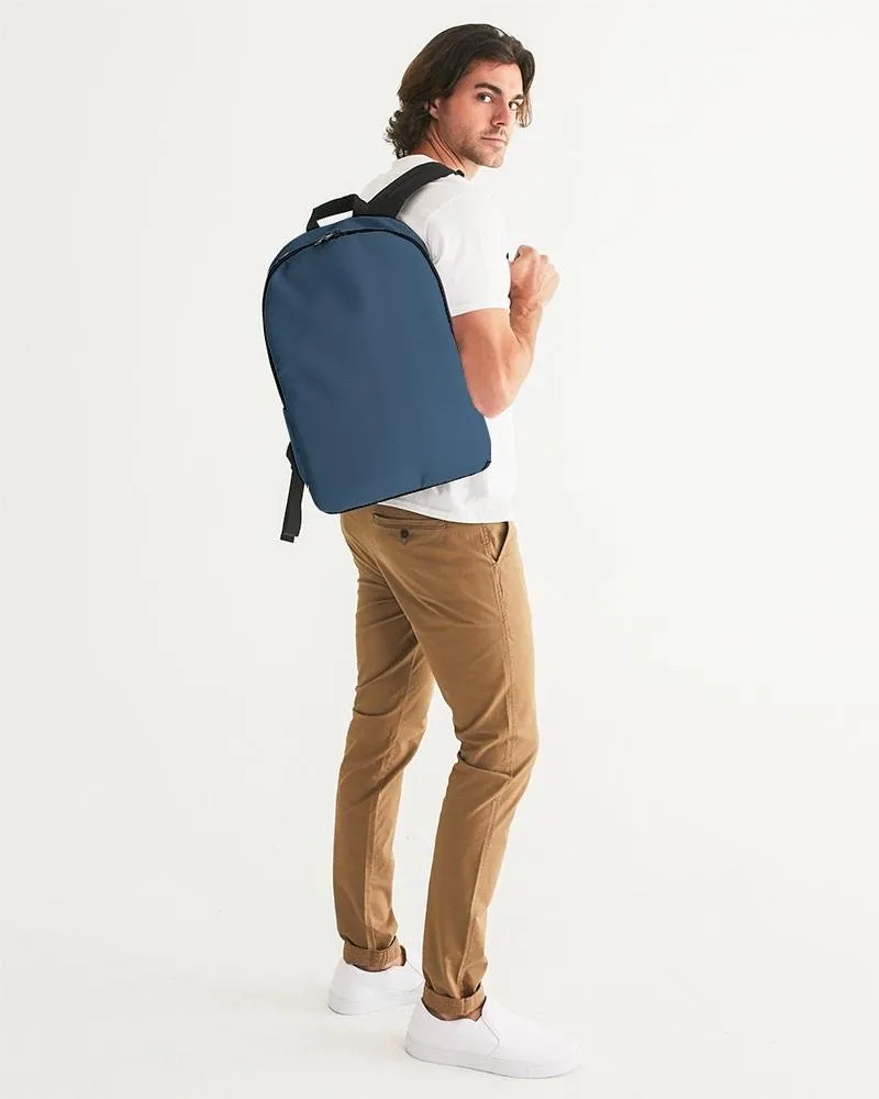 Medium Dark Blue Waterproof Backpack | Medium Dark Pastel Blue | C60M30Y0K60
