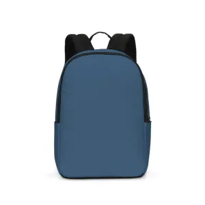 Medium Dark Blue Waterproof Backpack | Medium Dark Pastel Blue | C60M30Y0K60