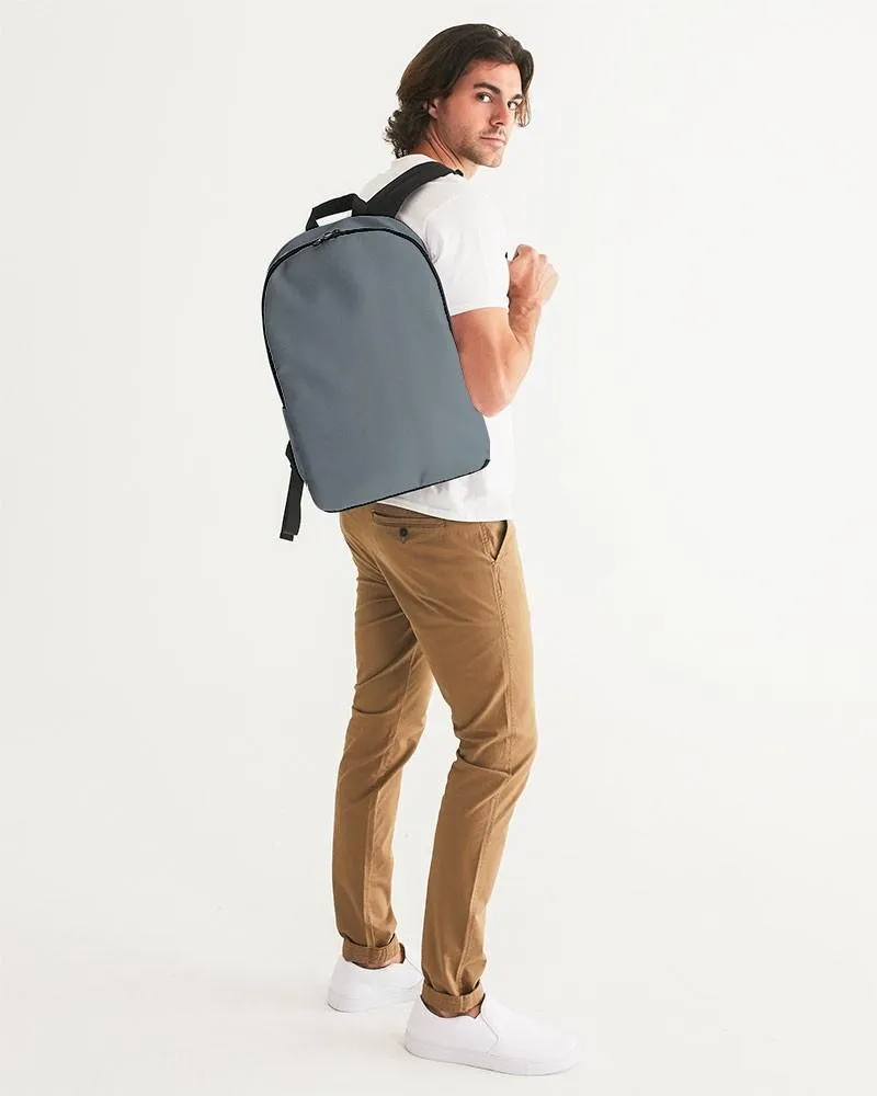 Medium Dark Cyan Gray Waterproof Backpack | Medium Dark Pale Cyan Gray | C10M0Y0K60