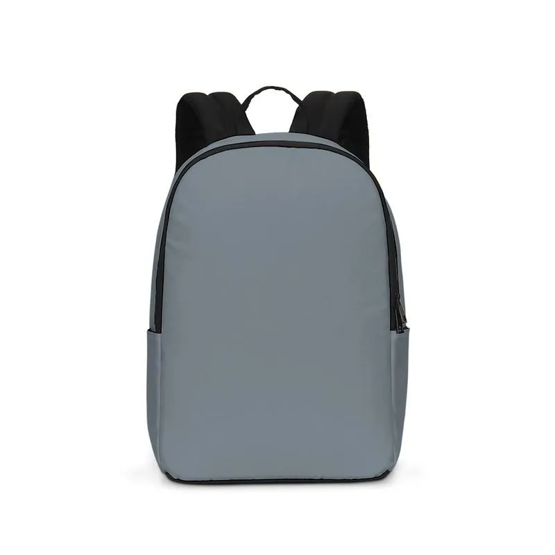Medium Dark Cyan Gray Waterproof Backpack | Medium Dark Pale Cyan Gray | C10M0Y0K60