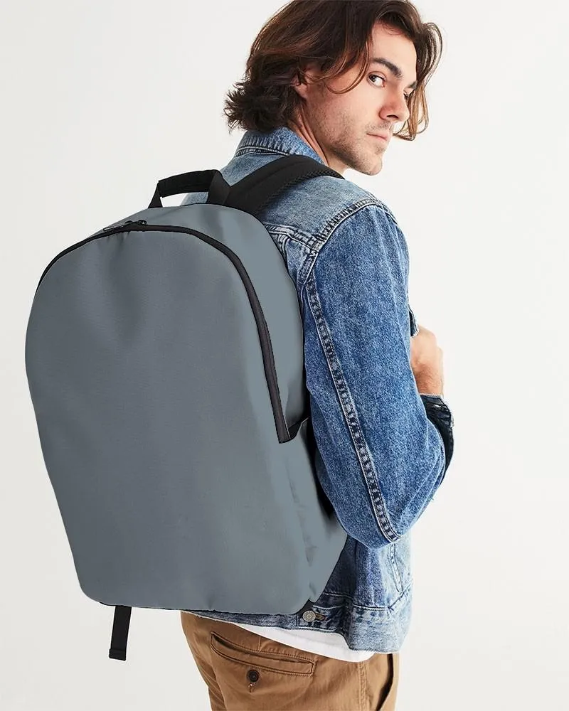 Medium Dark Cyan Gray Waterproof Backpack | Medium Dark Pale Cyan Gray | C10M0Y0K60