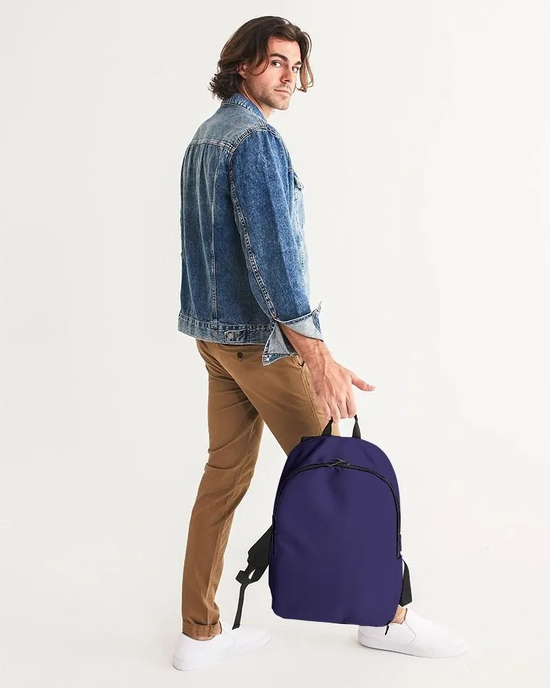 Medium Dark Midtone Blue Waterproof Backpack | C80M80Y0K60