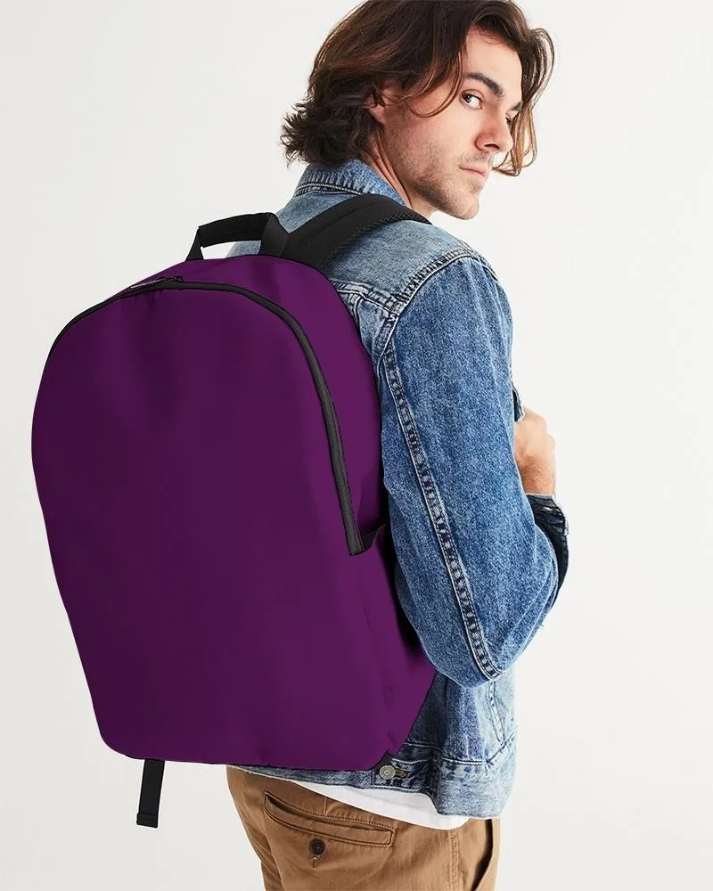 Medium Dark Purple Waterproof Backpack | Medium Dark Pure Purple | C50M100Y0K60