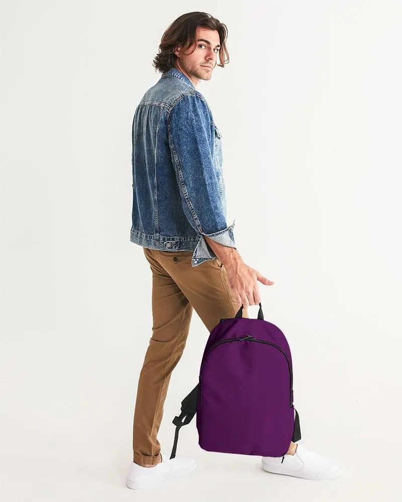 Medium Dark Purple Waterproof Backpack | Medium Dark Pure Purple | C50M100Y0K60