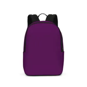 Medium Dark Purple Waterproof Backpack | Medium Dark Pure Purple | C50M100Y0K60