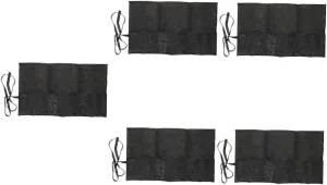 Mens Jewellery Box 5pcs Watch Storage Bag Watch Storage Case Travel Jewelry Outdoor Watch Bag Pillow for Travel Watch Pouch Smartwatch Household Watch Bag Jewelry Organizer Travel Pillow Skin Black