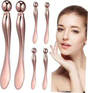 Metal Eye Roller for Eyes Applicator Spoon Face Massaging Roller Beauty Tool Portable Makeup Spatula