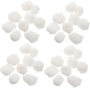 Mikinona 500g Pure Cotton Nail Polish Remover Balls Soft Absorbent for Makeup Gel Polish Removal