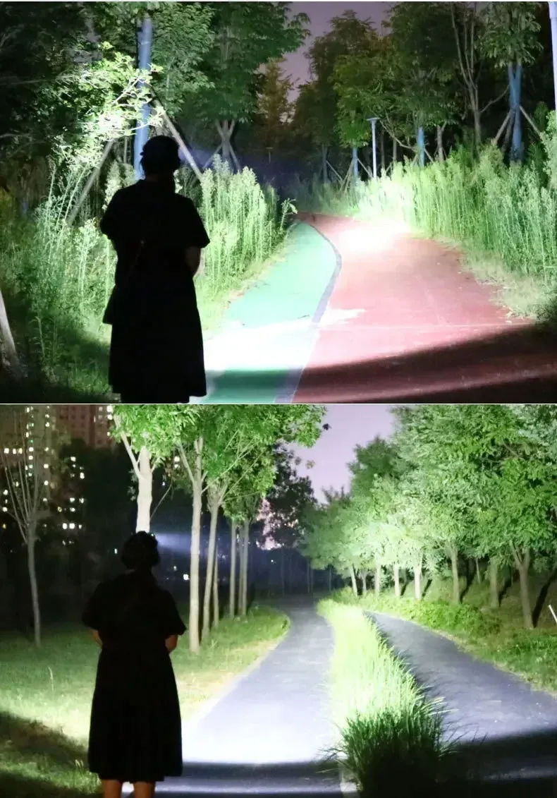 Mini LED Rechargeable Headlamp - Induction Headlight for Camping, Fishing, Portable Head-mounted Flashlight
