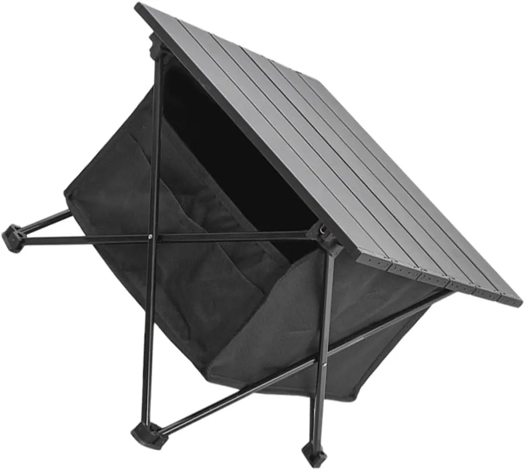 Mipcase Folding Camping Table Storage Bag Compact Outdoor Folding Bag for for Barbecue Picnic and Camping Design Hook and Closure