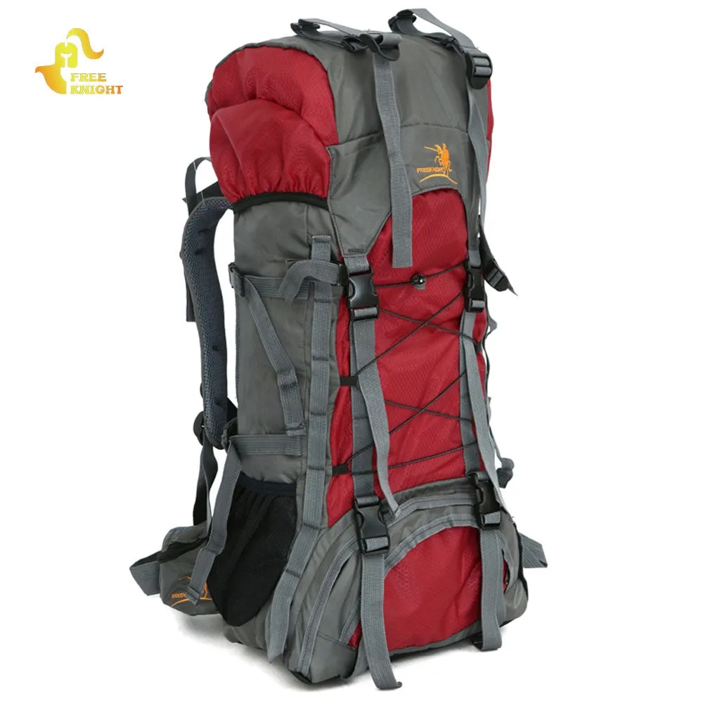 Mountaineering Knight Backpack Free Water Bag Camping Value-for-money Resistant Outdoor Nylon Seamless delivery 60L FK008