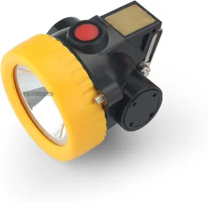 Multi-Function DC4.2V Underground Explosion Proof Headlight, 1W Dustproof Mini Mining Lamps IP56 High Capacity Head Mounted Safety headlamp Suitable for Night Riding(Yellow)