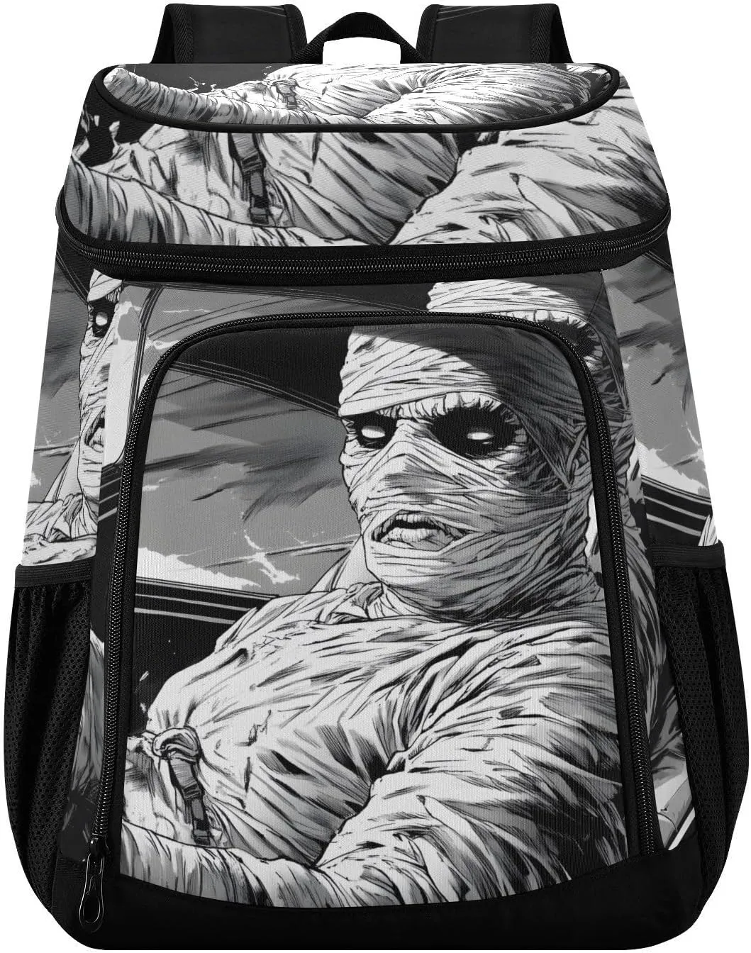 Mummy Halloween Backpack Cooler Insulated Lightweight 36 Cans Water Resistant Leakproof for Picnic Hiking Camping Beach Travel