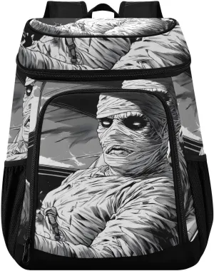 Mummy Halloween Backpack Cooler Insulated Lightweight 36 Cans Water Resistant Leakproof for Picnic Hiking Camping Beach Travel