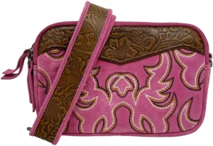 Myra Bag Western Leather Shoulder Bag for Women - Cowgirl Boho Country Crossbody Purse