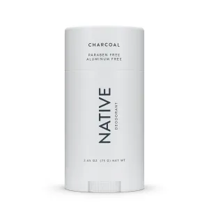 Native Deodorant | Natural Deodorant for Men, Aluminum Free with Baking Soda, Probiotics, Coconut Oil and Shea Butter | Charcoal
