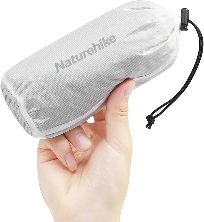 Naturehike 4.5oz Ultralight Washable Sleeping Bag Liner, Lightweight Adult Sleep Sack & Travel Sheets for Backpacking, Hotel, Camping, Hostels, ZY20