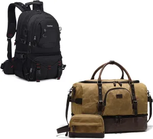Nerlion Hiking Backpack and Duffel Bag