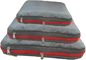 Nylon Travel Compression Bag Double Luggage Organiser Sealed Storage Bag