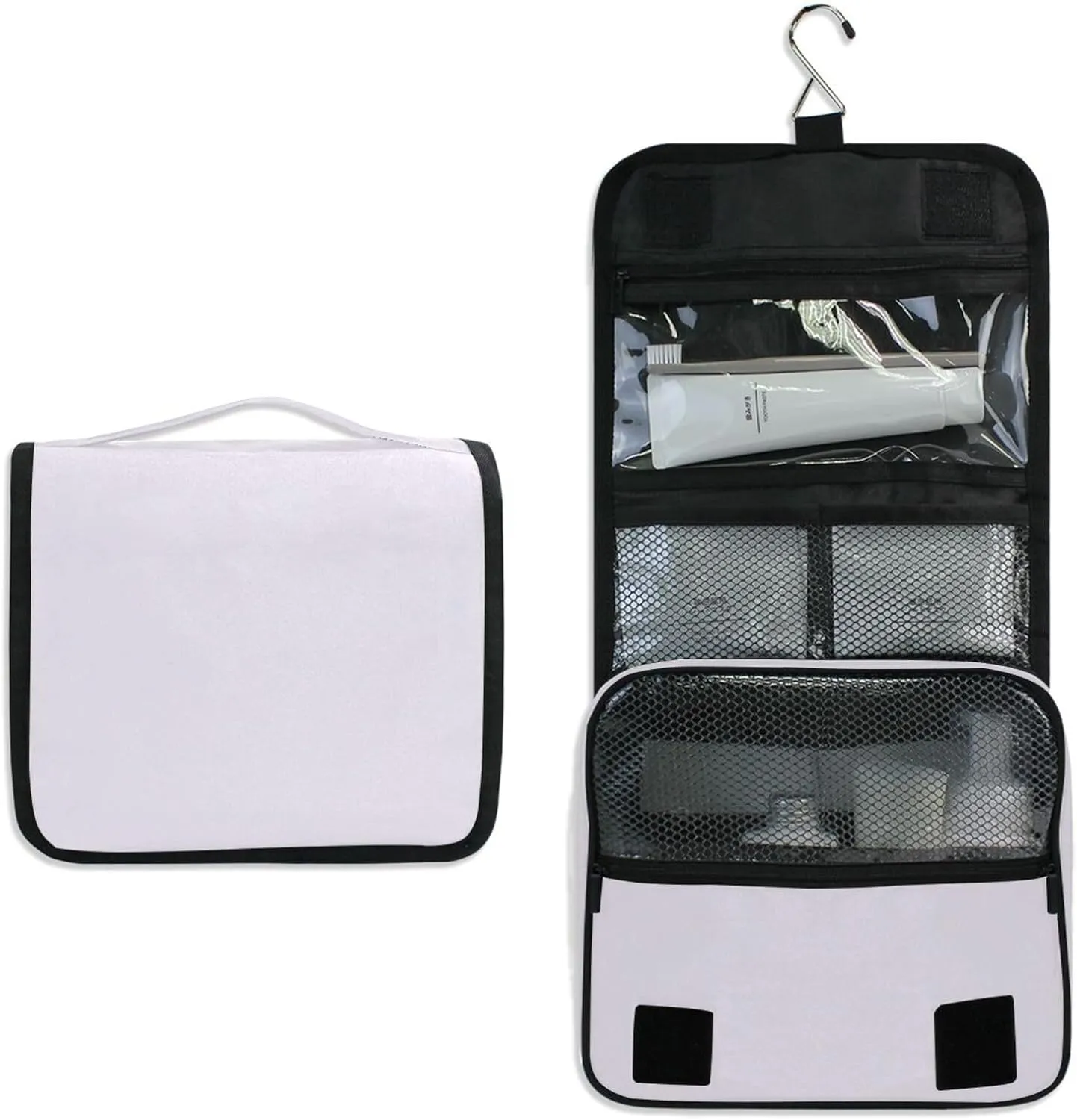 ODAWA Magnolia Toiletry Bag Large Capacity Makeup Organizer Cosmetic Travel Toiletry Organizer for Women