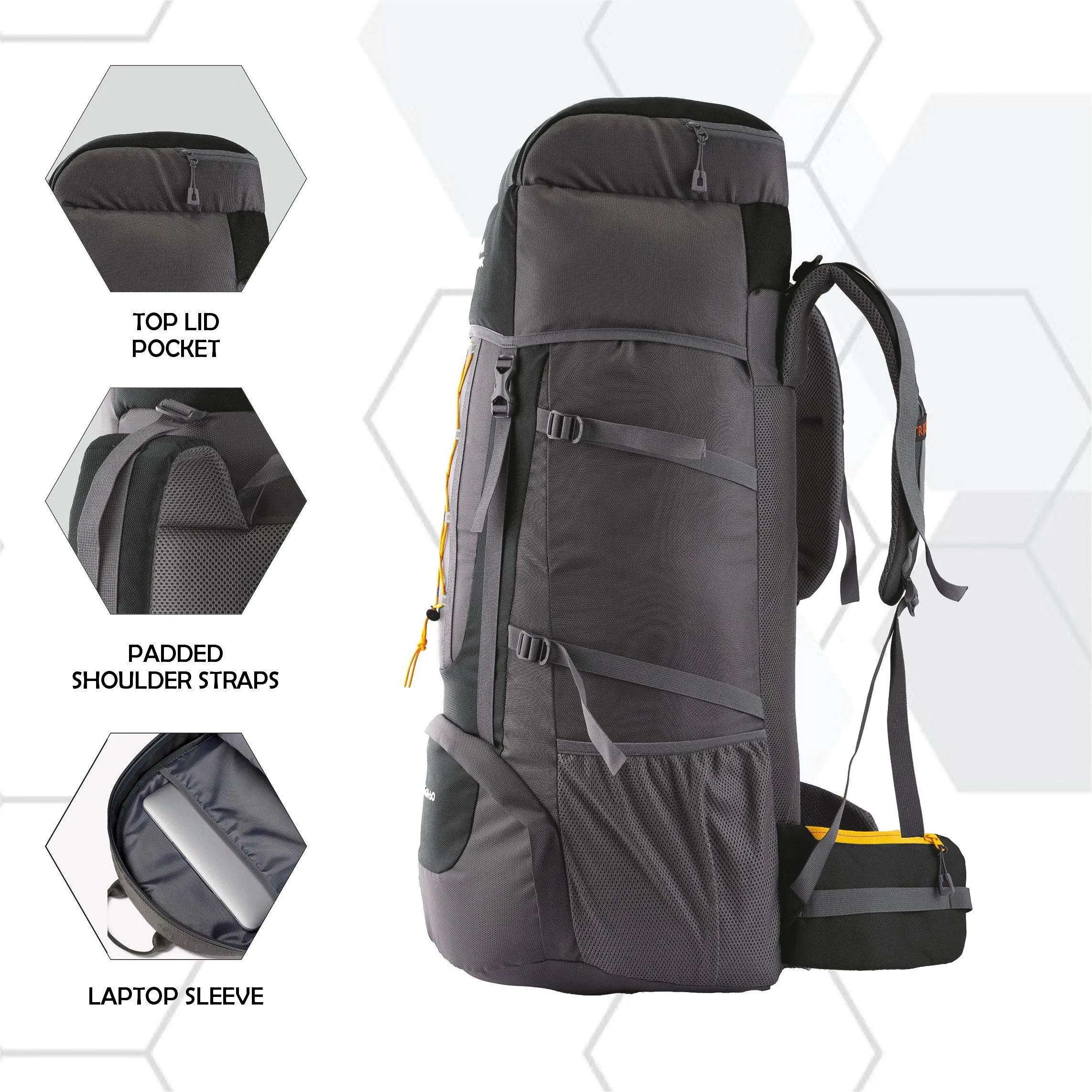 OMEGA-60 Rucksack - Black