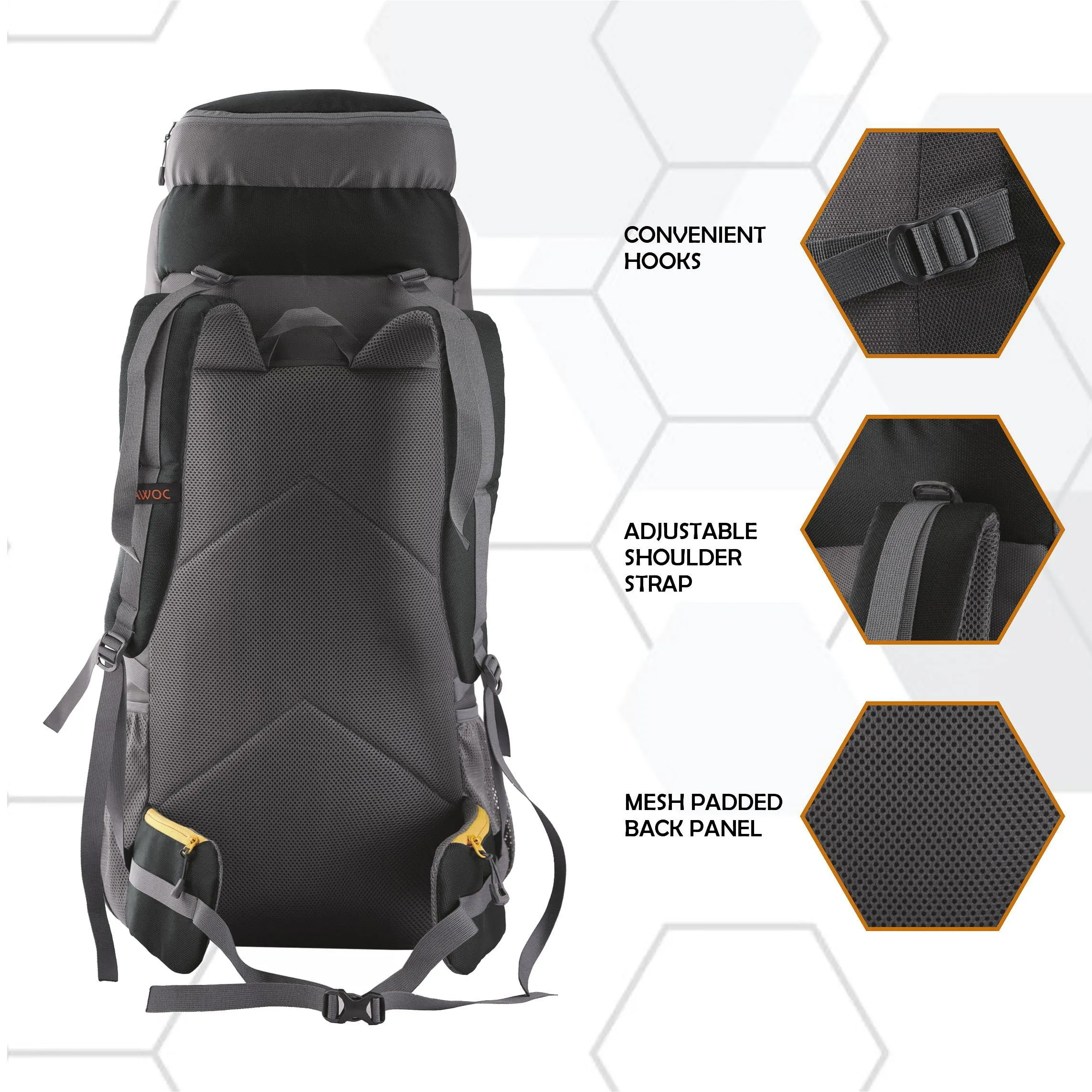 OMEGA-60 Rucksack - Black
