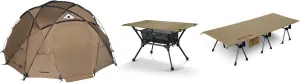 OneTigris Tower M Dome Tent Dipper Camping Table SUPRANUBIS Camping Cot