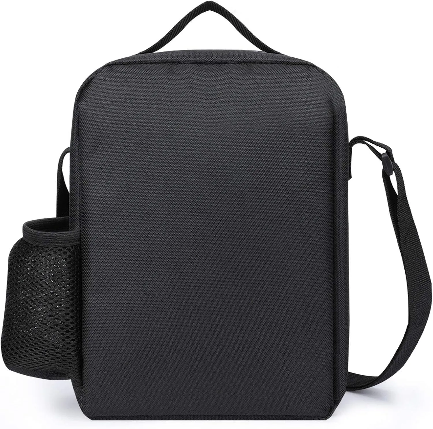 Orange Monarch Butterflies Lunch Bag for Women Men Lunch Box with Front Pocket Insulated Lunch Tote Bag for Office Work