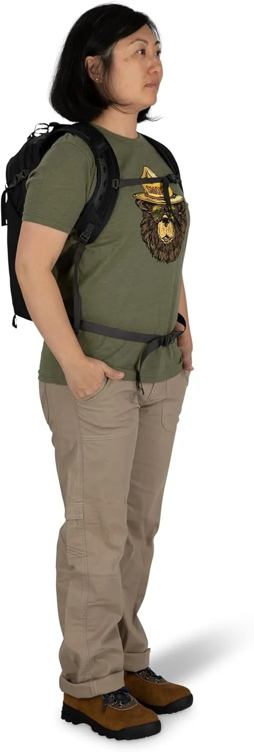Osprey Sportlite 15L Unisex Hiking Backpack, Dark Charcoal Grey