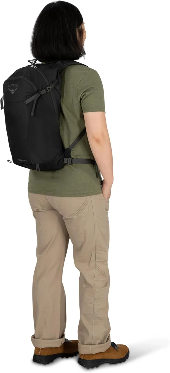 Osprey Sportlite 15L Unisex Hiking Backpack, Dark Charcoal Grey