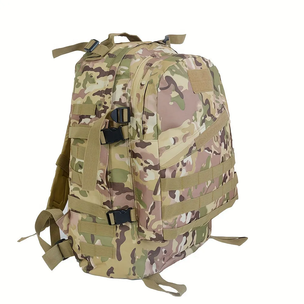 Outdoor Camouflage Python Print Backpack | Multicolor