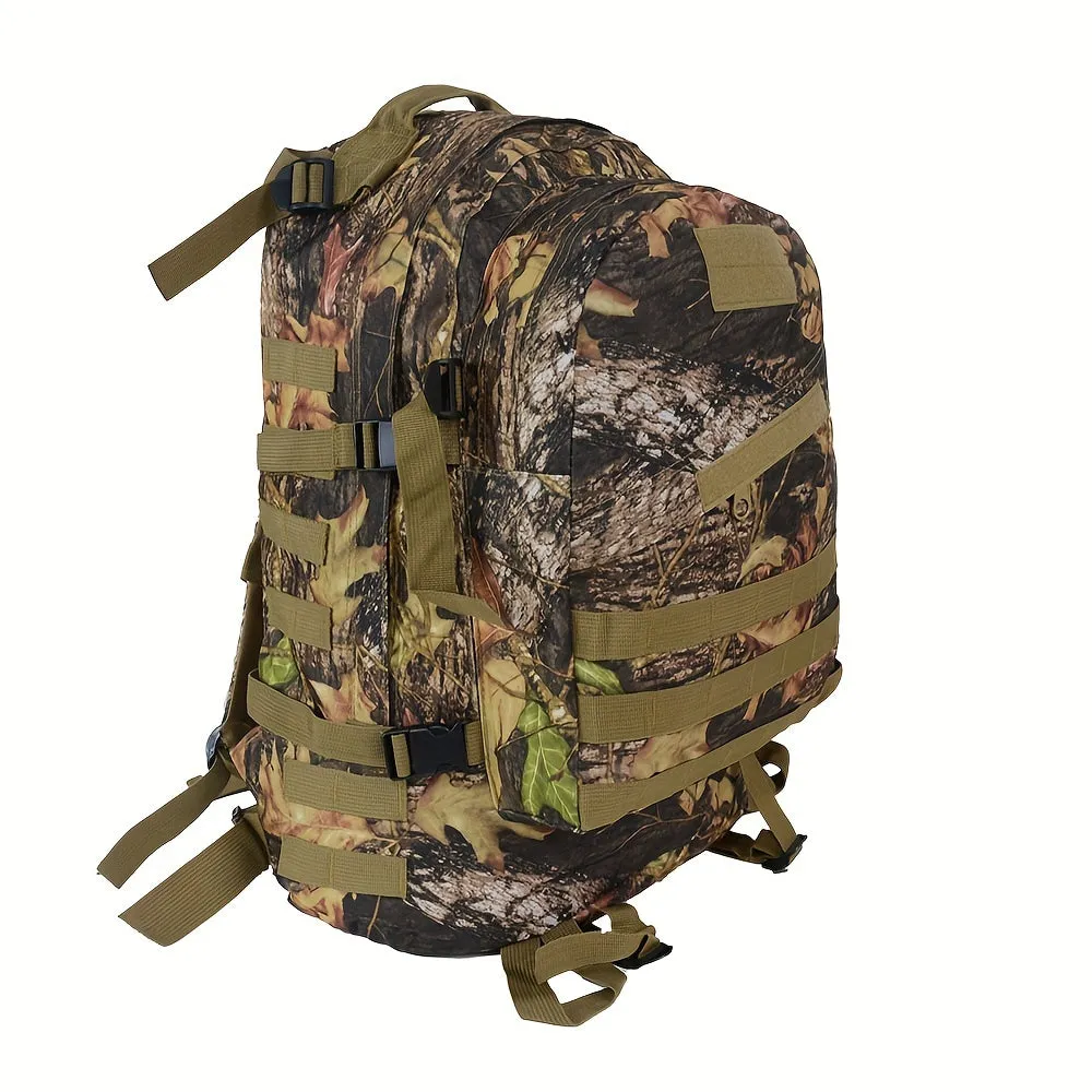 Outdoor Camouflage Python Print Backpack | Multicolor
