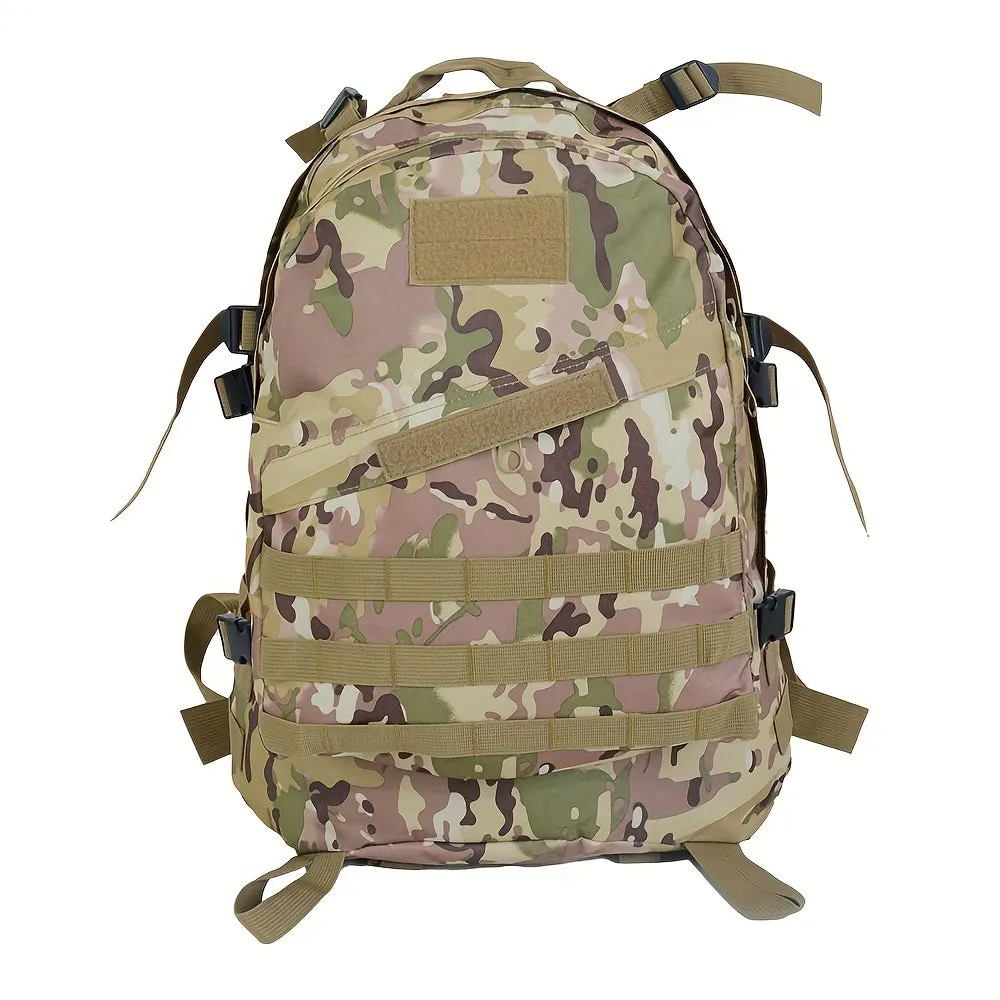 Outdoor Camouflage Python Print Backpack | Multicolor