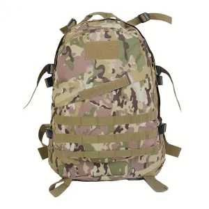 Outdoor Camouflage Python Print Backpack | Multicolor