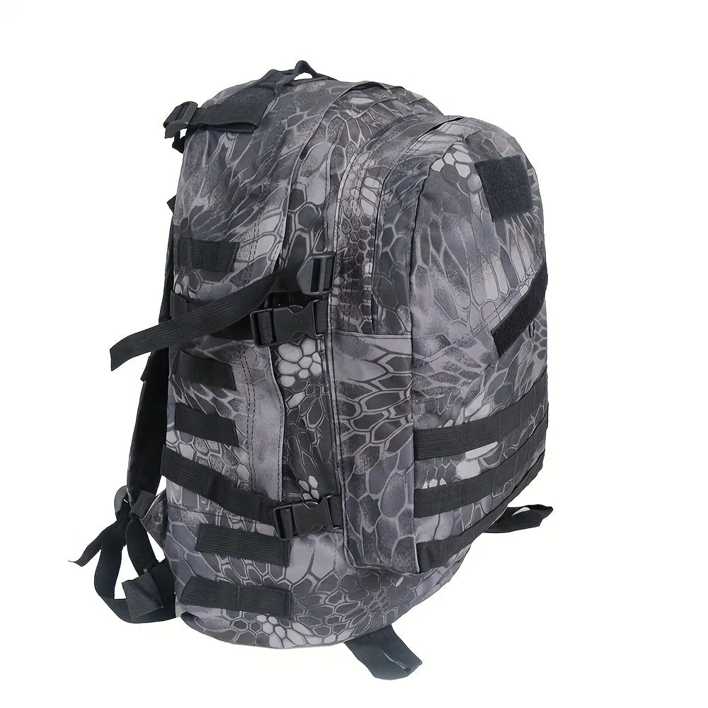 Outdoor Camouflage Python Print Backpack | Multicolor