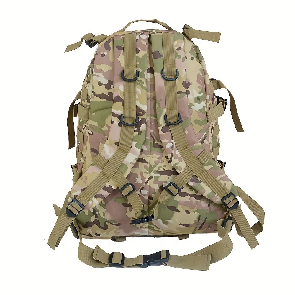 Outdoor Camouflage Python Print Backpack | Multicolor