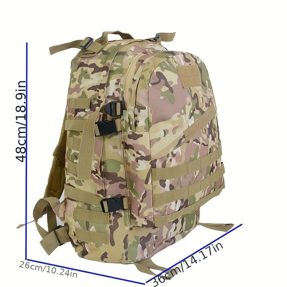 Outdoor Camouflage Python Print Backpack | Multicolor