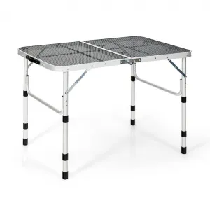 Outdoor Camping Folding BBQ Table, Easy to Assemble and Portable