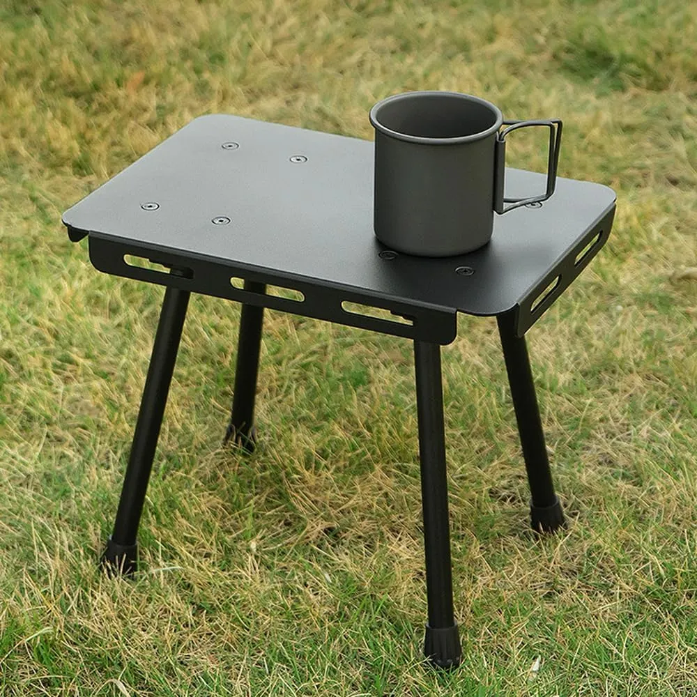 Outdoor Camping Portable Foldable Table Compact Detachable Teapoy Aluminum Alloy Fishing Stool Garden Picnic st Stool