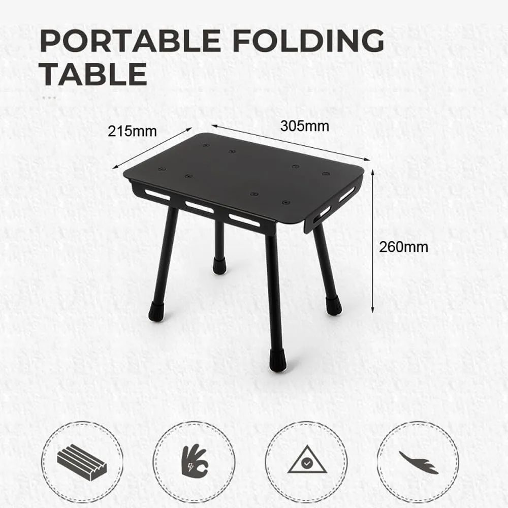 Outdoor Camping Portable Foldable Table Compact Detachable Teapoy Aluminum Alloy Fishing Stool Garden Picnic st Stool