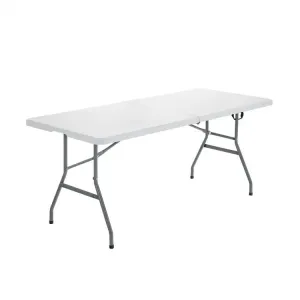 Outdoor Camping Portable White Folding Picnic Table