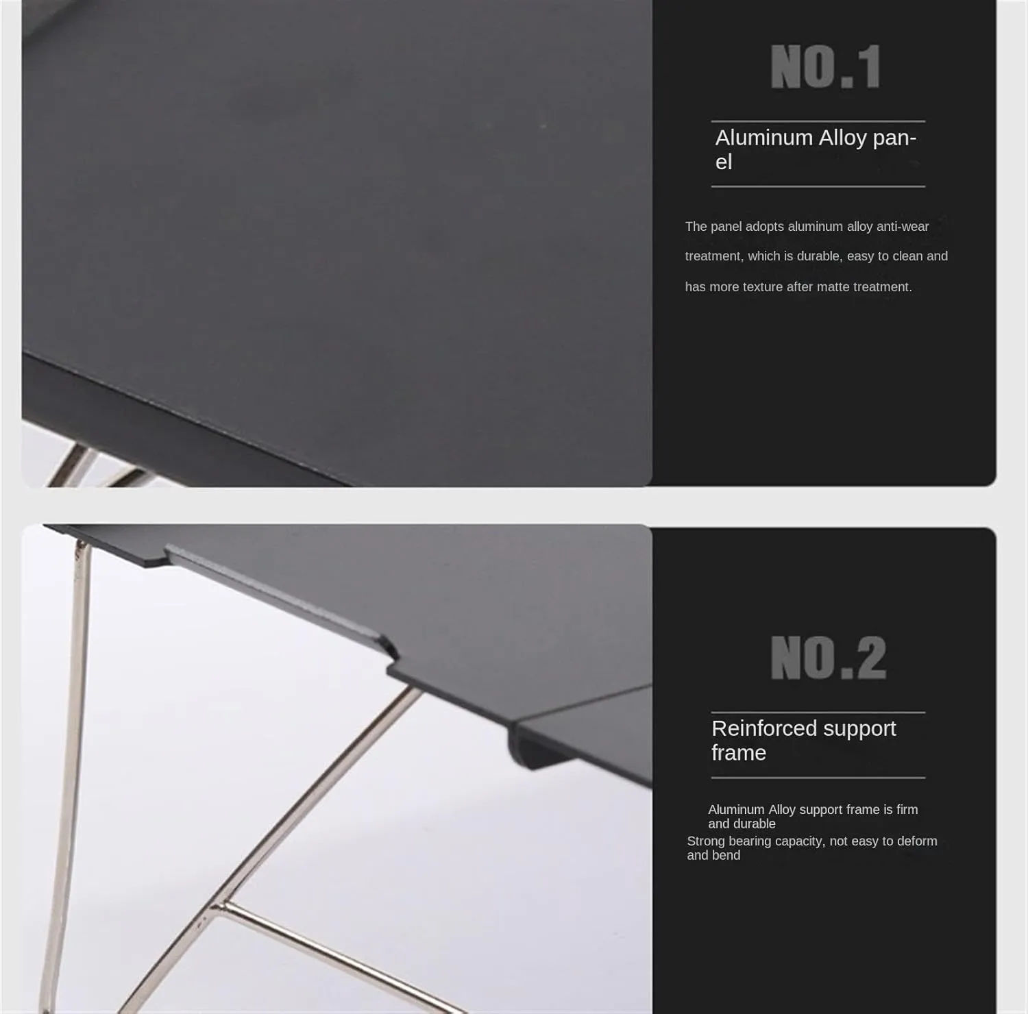 Outdoor Camping Table Portable Tables Foldable Camp Pinic Tables with Carry Bag for Outdoor Camping Camping Furniture(G)