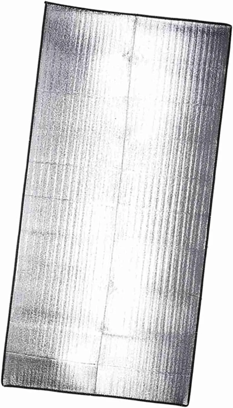 Outdoor Camping Tent Mat Moistureproof Aluminum Foil EVA Pad for Comfortable Rest on Grass and Sand, Foldable Portable Sleeping Mattress for Picnic Kids Play