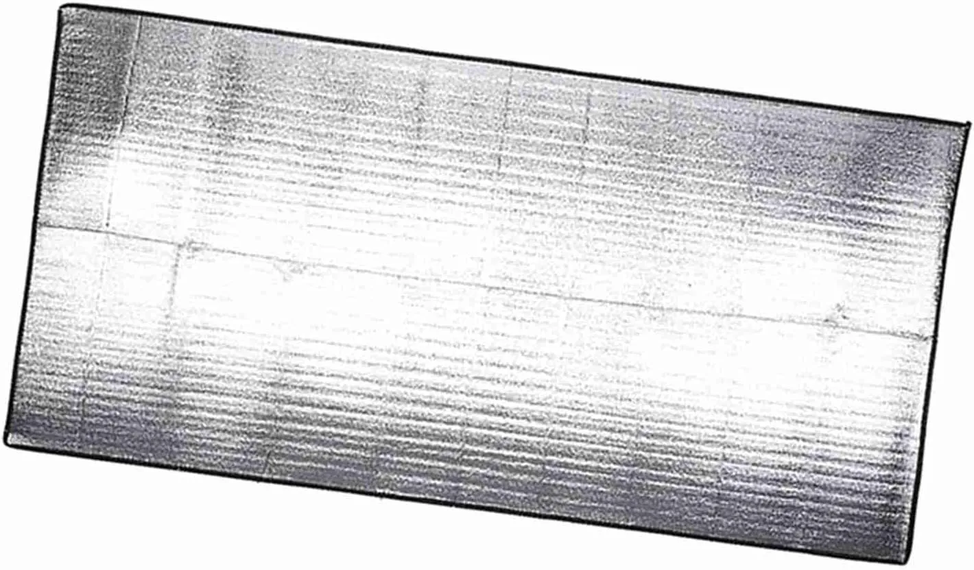 Outdoor Camping Tent Mat Moistureproof Aluminum Foil EVA Pad for Comfortable Rest on Grass and Sand, Foldable Portable Sleeping Mattress for Picnic Kids Play