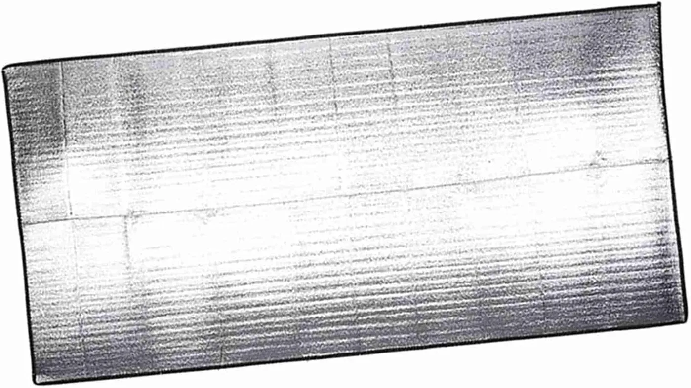 Outdoor Camping Tent Mat Moistureproof Aluminum Foil EVA Pad for Comfortable Rest on Grass and Sand, Foldable Portable Sleeping Mattress for Picnic Kids Play