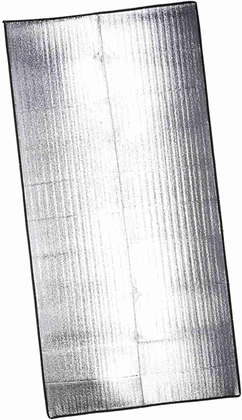 Outdoor Camping Tent Mat Moistureproof Aluminum Foil EVA Pad for Comfortable Rest on Grass and Sand, Foldable Portable Sleeping Mattress for Picnic Kids Play